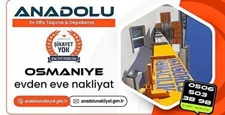 Osmaniye evden eve nakliyat